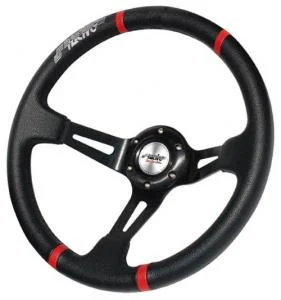 09 Volante Racer Eco Piel Negra Caliz 9cts