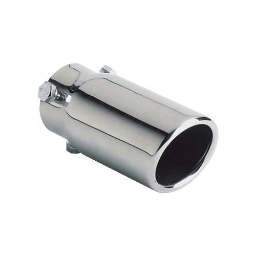 Cola Escape Ts 6. Lemans. Acero Inox. Redonda. Diametro Adaptable Al Tubo Original 25 > 48 Mm. 60015. Largo 142 Mm. Medida Exte