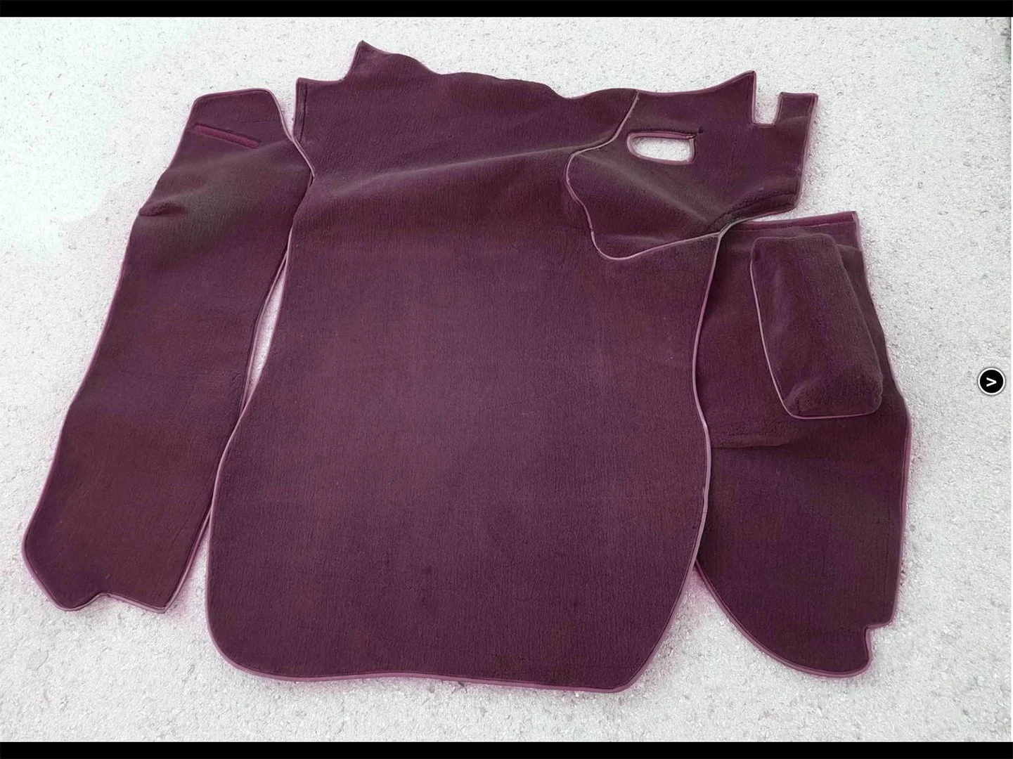 Kofferraumteppich für Porsche 911 Carrera Baujahr 1986-1989 Strickvelour