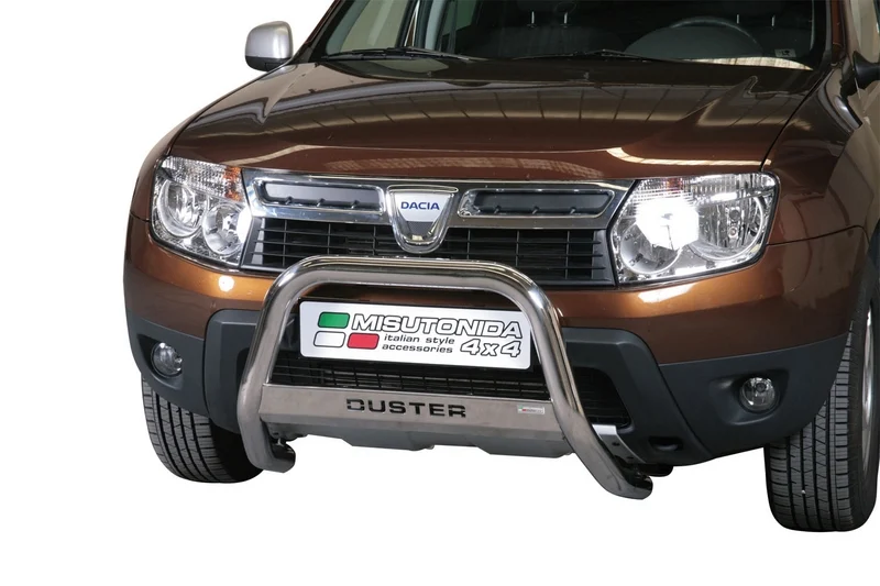 Defensa Delantera Acero Inox Dacia Duster 2010-2017 Diametro 63 Homologada