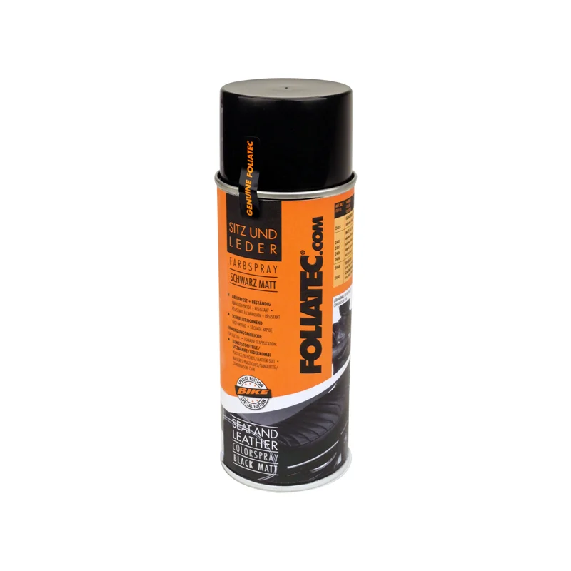 Foliatec Seat & Leather Color Spray - Negro Mate 1x400ml