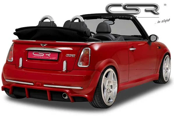 AÑADIDO PARAGOLPES TRASERO FIBRA VIDRIO Mini R50/R52 AÑO 2001-10/2006 (R50), bis 2008 (R52) One / One D / Cooper