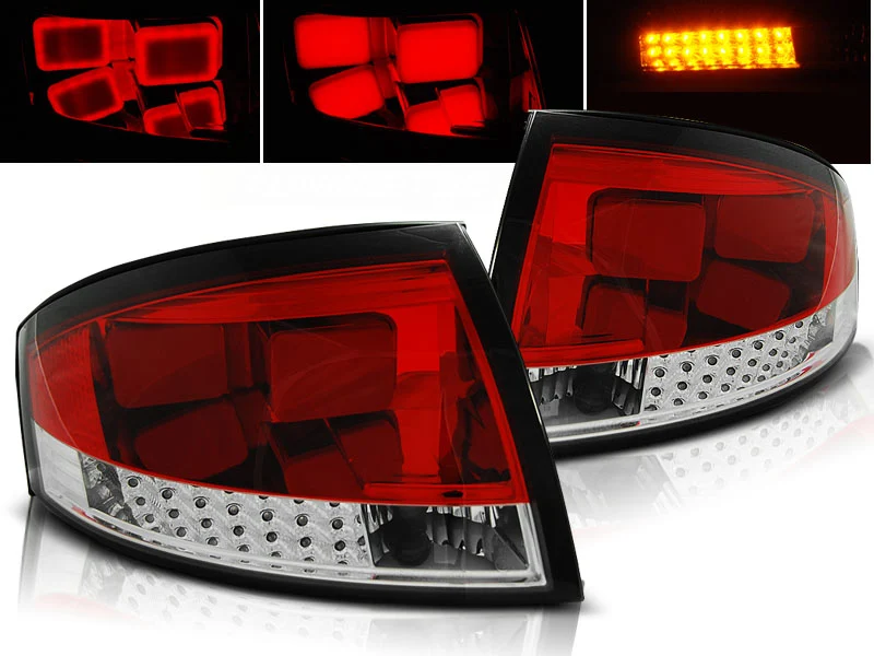 Pilotos Traseros Led Audi Tt 8n 99-06 Rojo/Blanco Led