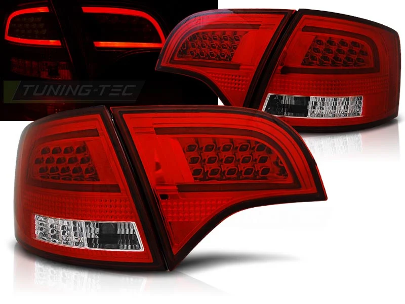 Pilotos Traseros Led Audi A4 B7 11.04-03.08 Avant Rojo/Blanco Led Bar