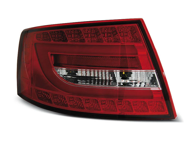 Pilotos Traseros Led Audi A6 C6 Sedan 04.04-08 Rojo/Blanco Led 7pin