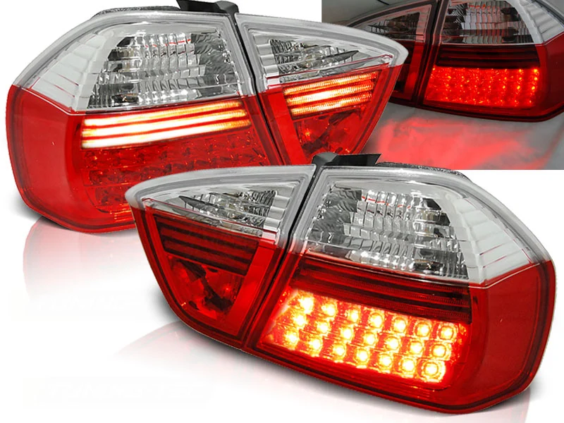 Pilotos Traseros Led Bmw E90 03.05-08.08 Rojo/Blanco Led