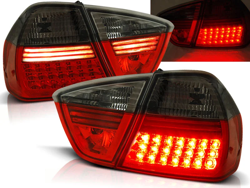 Pilotos Traseros Led Bmw E90 03.05-08.08 Rojo Ahumado Led