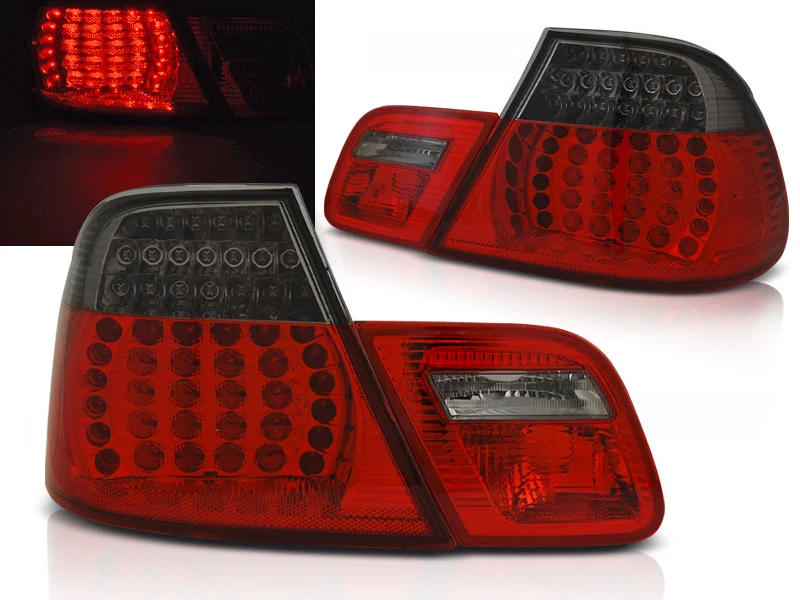 Pilotos Led Bmw E46 04.03-06 Coupe Rojo Ahumados Led
