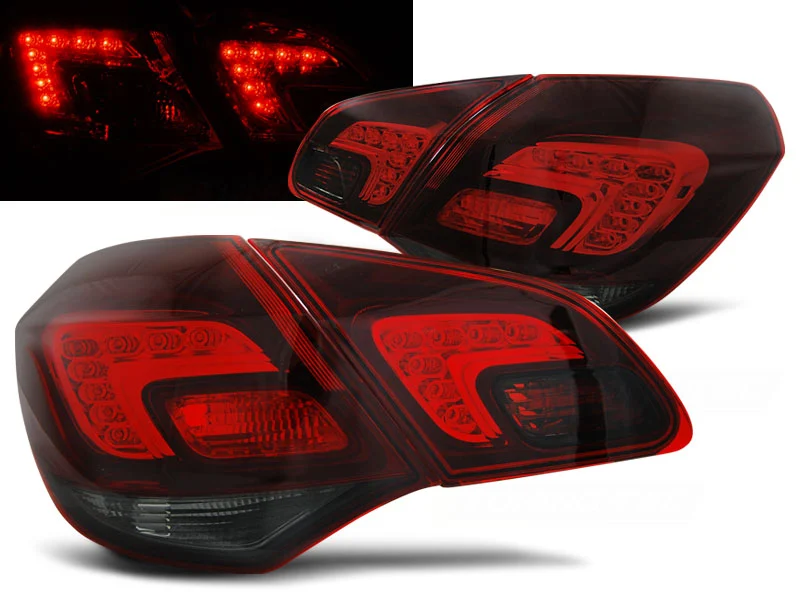 Pilotos Traseros Led Opel Astra J 10- Hatchback Rojo Ahumado Led