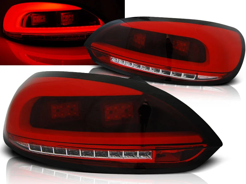 Pilotos Traseros Led Vw Scirocco Iii 08-04.14 Rojo/Blanco Led Bar