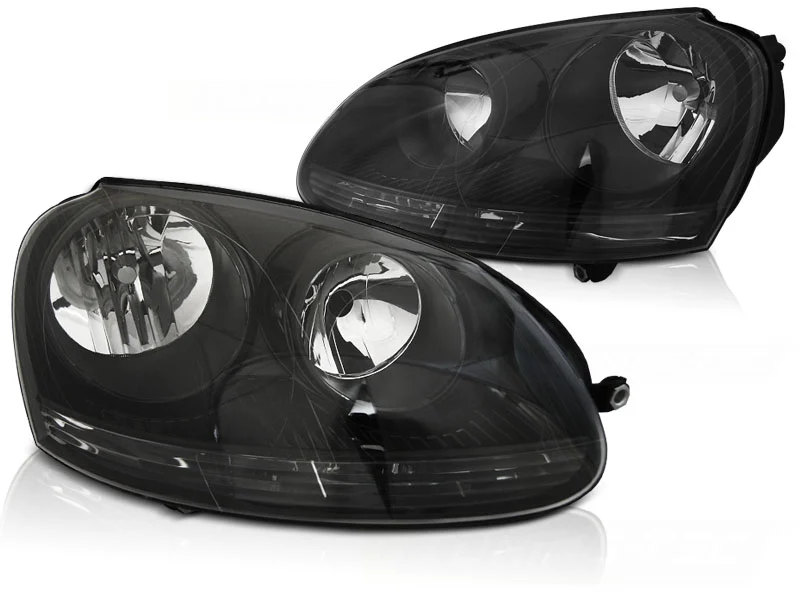 Faros Luz Diurna Vw Golf 5 10.03-09 Black