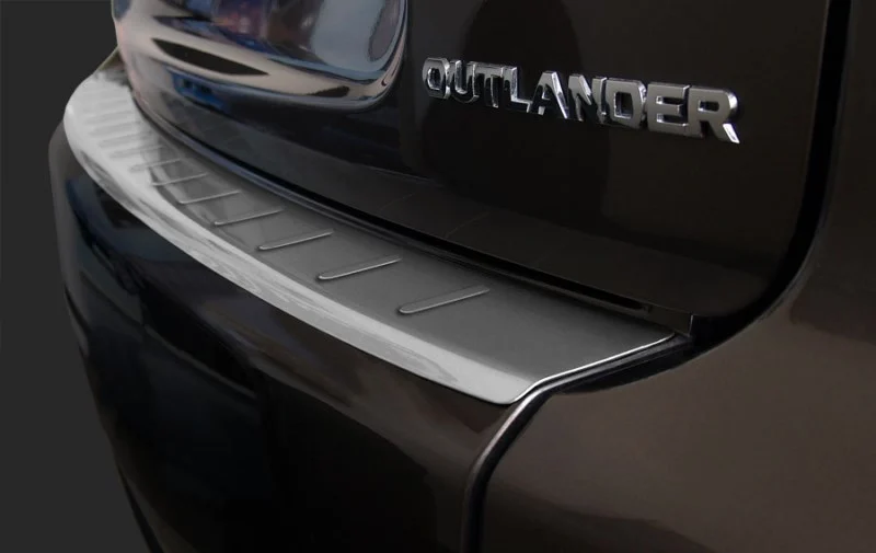 Protector Paragolpes Acero Inox Mitsubishi Outlander Ii Generation / Profiled/Ribs 2006-2013 Avisa