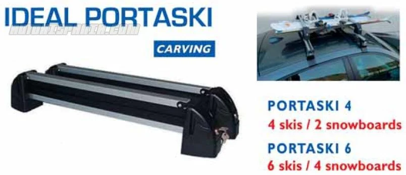 PORTASKIS IDEAL 6 SKIES./4 SNOWBOARD