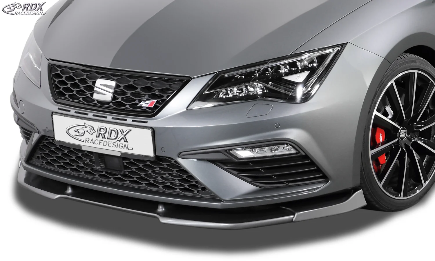 Spoiler delantero RDX VARIO-X SEAT Leon 5F FR + Cupra + Cupra 300 Facelift 2017+ (incl. SC, ST)