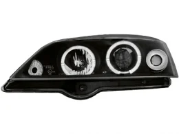 Faros Opel Astra G _ 2 Angel Eyes (Ojos De Ángel) _ Negro
