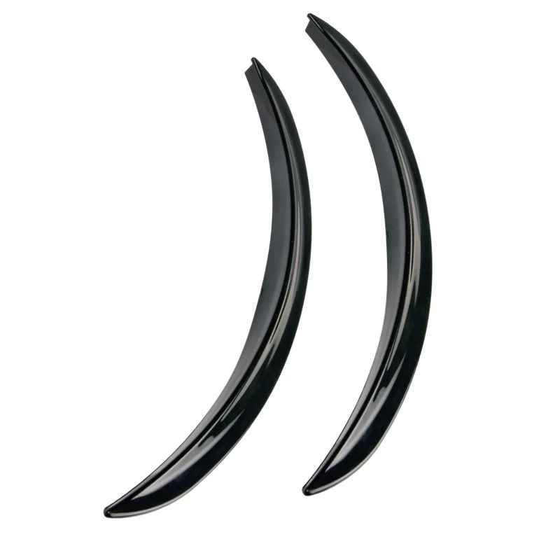Extensiones Paso De Ruedas Universal / Aletas De Barro - Negro - Elástico - Juego De 2 Piezas