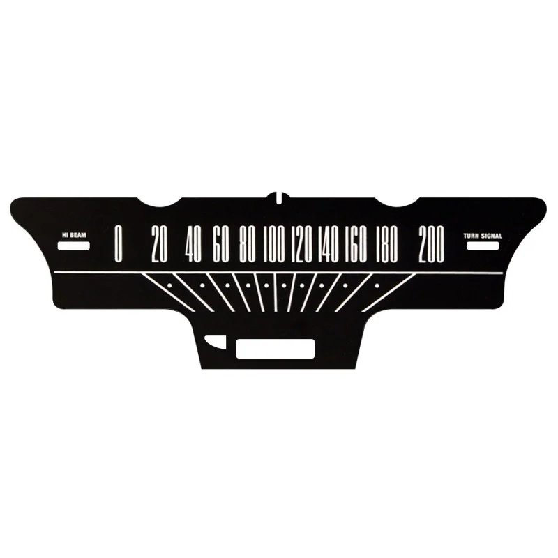 Adhesivo indicador velocímetro - km/ h, 64-65