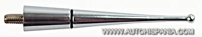 Antena Fk Mini De Aluminio (90mm)-Plata 90mm