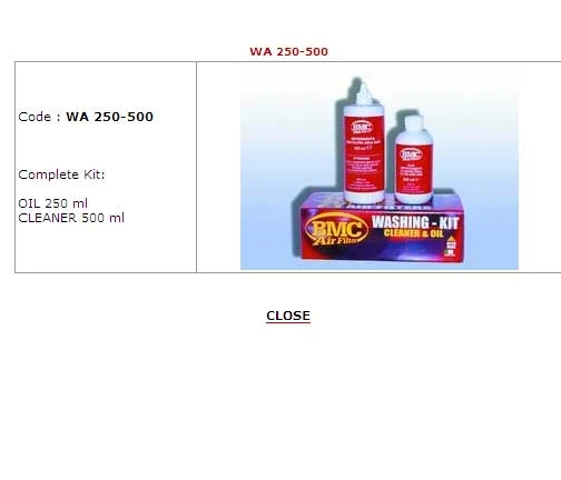 Bmc Kit Limpieza (Detergente 500 Ml + Spray Aceite 250 Ml)