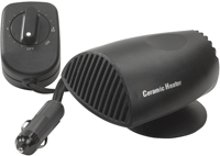 Calefactor Electrico Ceramico 12 Volt 200 Watt 12,5x10,5x9cm