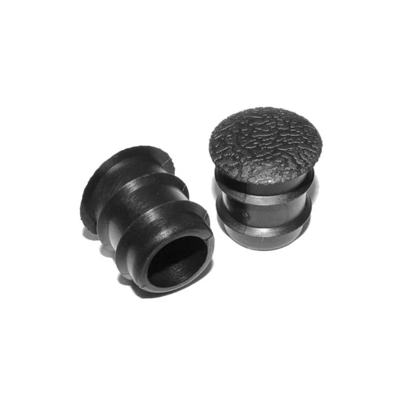 Tapones de lujo para paneles de puertas/ negro, par 67