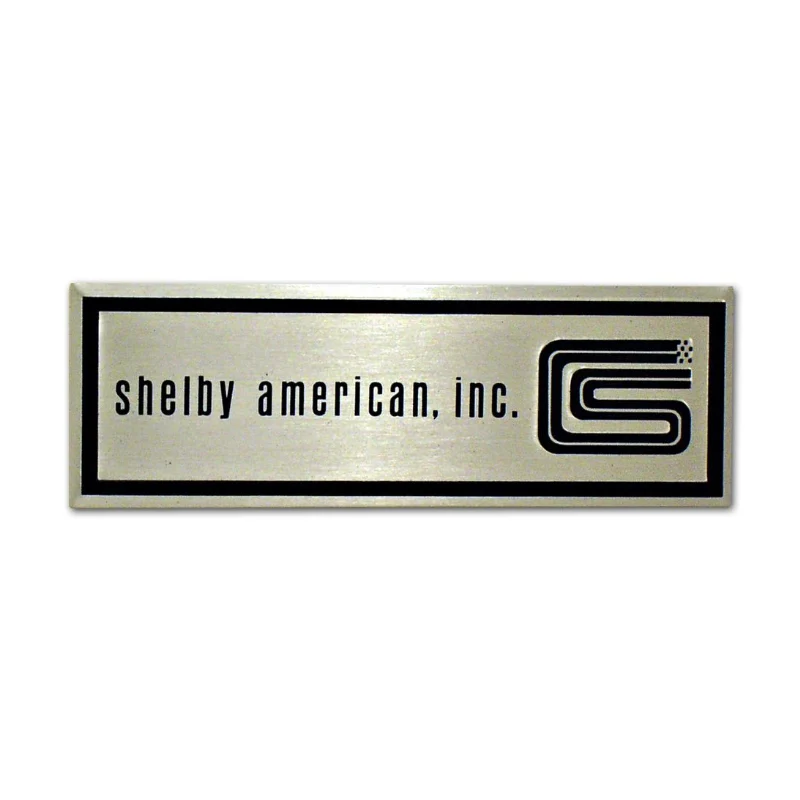 Emblema de umbral de puerta Shelby, par 65-66