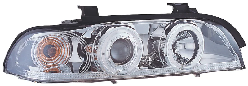 Faros Angel Eyes Bm 5 E39 96-03 Chrome
