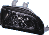 Faros Delanteros Kl Ho Civic 92-95 Crystalblack Oe-S