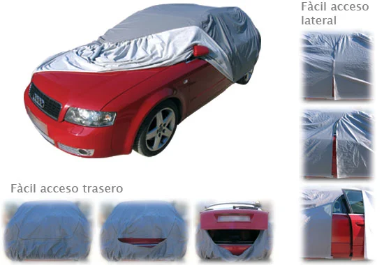Funda Exterior Turismo Calidad Extra Talla L Con Cremalleras