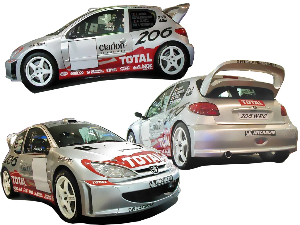 Kit Carroceria Peugeot 206 Wrc Wide