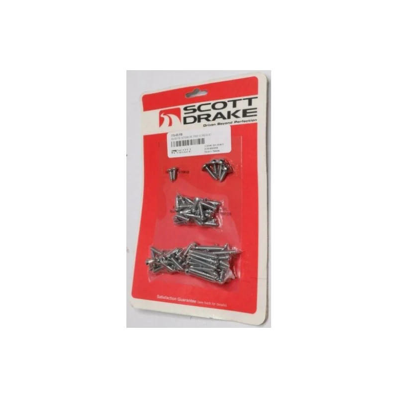 Juego de tornillos para tapicería interior, Fastback 64-66