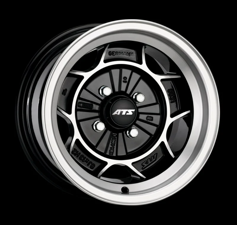 Llanta Ats Wheels Classic 7.0 X 13 Black & Polished Ats Wheels