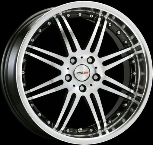 Llanta Motec Wheels Antares Black Polish 8,0jx18" - Peso 11,7-12,4