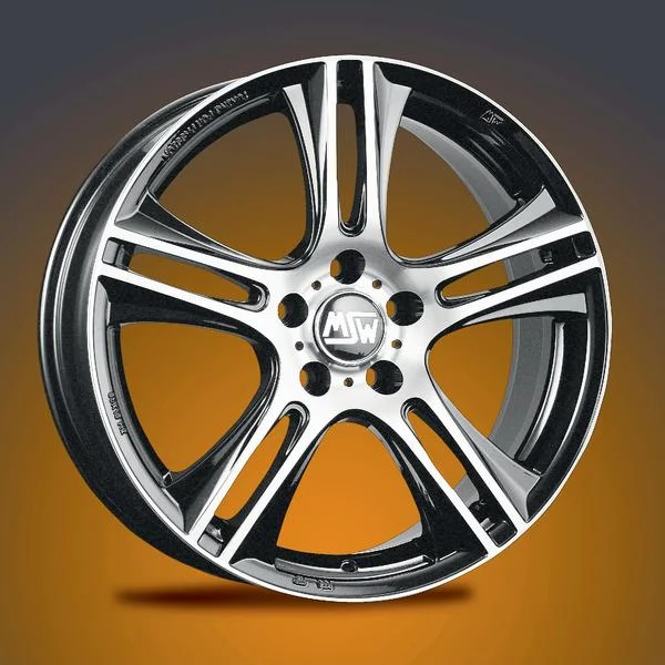 Llanta Msw 11 - 15x7 Black Polish 4-5 Taladros