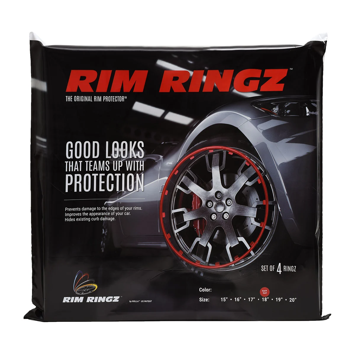 Aro Protector De Llanta Rim Ringz 20" Color: Rojo Race Red