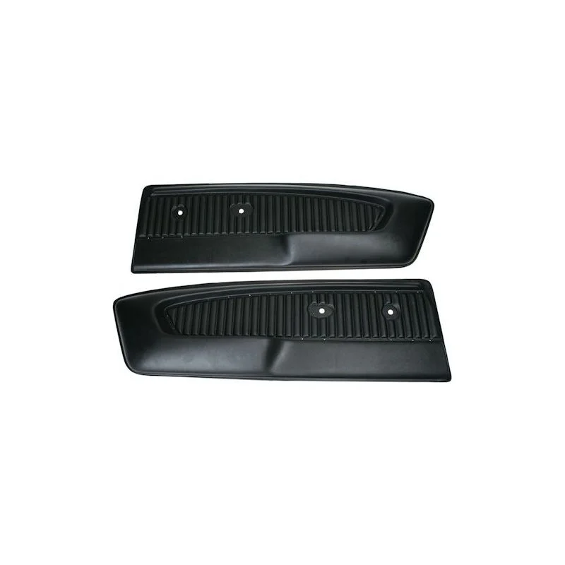 Paneles de puerta Deluxe negro, par 64-66