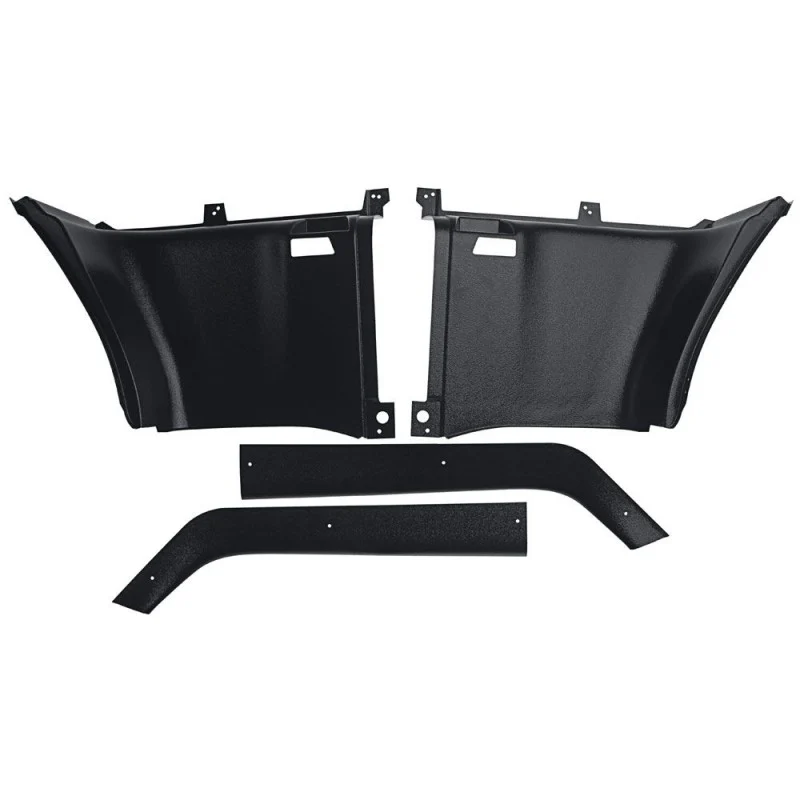Paneles interiores traseros abatibles, Fastback 69-70