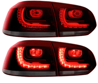 Pilotos Traseros Vw Golf Vi 08-12 Led R-Look R/S