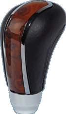 Pomo M-7 Black Leather/Polished/Wood