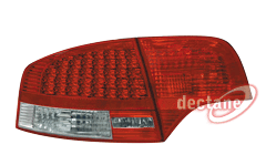 Pilotos Led Audi A4 Lim. 05+ _ Rojo/Transparente