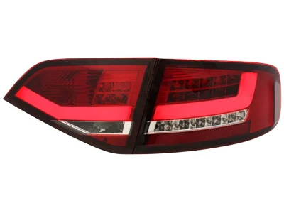 Led Pilotos Traseros Audi A4 B8 8k Lim. 07+ _ Rojo/Claro