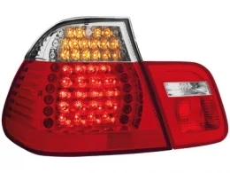 Led Pilotos Traseros Bmw E46 4d 98-01 _ Rojo/Cristal