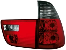 Pilotos Traseros Bmw X5 98-02 _ 4teilig _ Rojo/Negro