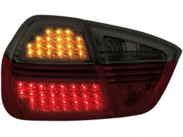 Pilotos Traseros Led Bmw E90 _ 05+ _Sedan_ Rojo/Negros / Con Intermitente De Led