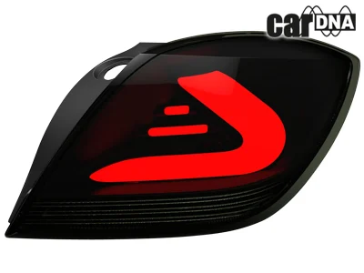 Pilotos Led Opel Astra H Gtc Lightbar_Negro/Ahumado