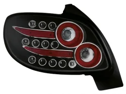 Led Pilotos Traseros Peugeot 206cc _ Negro