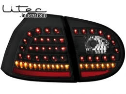 Pilotos Traseros Led Vw Golf V 03-09 _ Negro