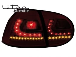 Pilotos Led Vw Golf V 03-09_ Rojo/Ahumado