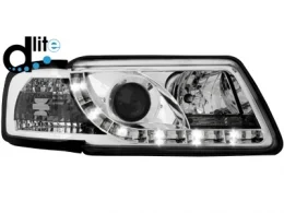 Faros Luz Diurna Audi A3 8l 96-00 _ Homologacion R87 _ Cromado