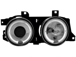 Faros Bmw E34 5 89-95 _ 2 Angel Eyes (Ojos De Ángel)Reglaje El.